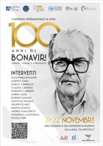 100 anni di Bonaviri. Evento Giuseppe Bonaviri 21-22 novembre 2024